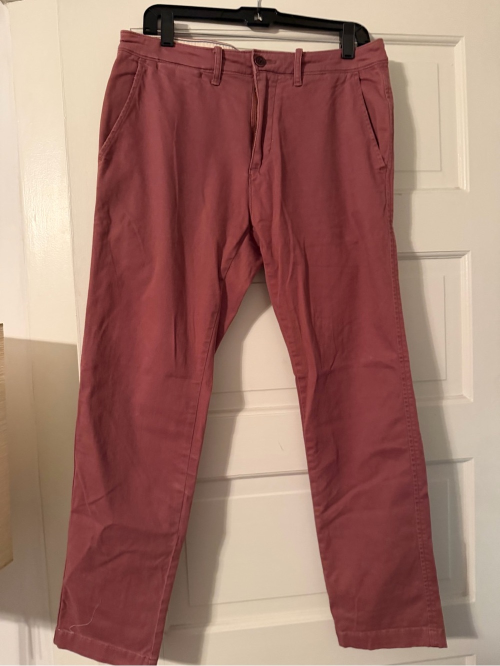 Abercrombie & Fitch Men's Pink, Plum & Orange Chino Pants COMBO PACK - Picture 3 of 11